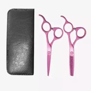 강아지 미용가위 셀프미용 가위 숱가위 가죽 케이스포함 애견미용