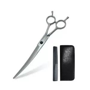 펫전용 커브가위 7인치 반려동물 미용가위 스테인레스 강아지