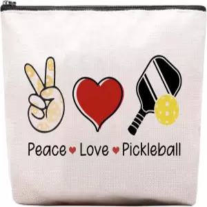 여성 볼 선수 메이크업 가방을 위한 CEASQVAA 선물 러버 지퍼 파우치 가방 액세서리 여성용