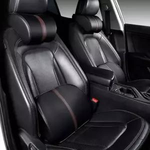 [콩심팥심]자동차용 메모리폼 목받침 헤드레스트 등받이 쿠션 차량용 허리