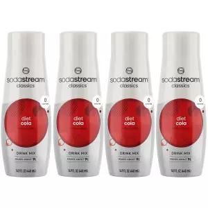 소다스트림 다이어트 콜라 14.9 Fl Oz 4팩(포장은 다를 수 있습니다)