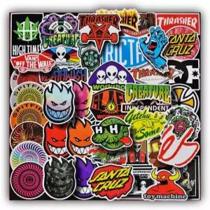 스케이트보드 스티커 100팩 전자제품 노트북 보온병 휴대폰 기타 등을 위한 독특한 디자인의 스티커.