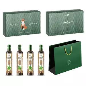 [아보아칸]레드폭스 유기농 대마종자유 250ML*4EA 선물세트+선물박스+쇼핑백증정