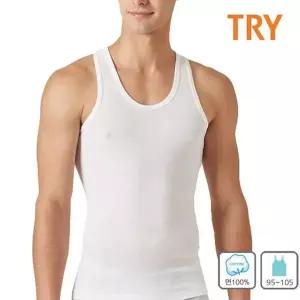 [셀러허브]트라이 남성 40수 데오런닝 민소매 남자런닝셔츠 3매 (S26192137)