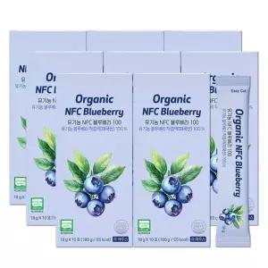 [이롭핏] 유기농 NFC 블루베리 100 10포 X 8박스