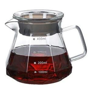 드립 커피 메이커용 유리 서버, 다이아몬드 포트, 카라페, 있는 투명, 뚜껑이 400ml(13.5온스) 디자인 패션