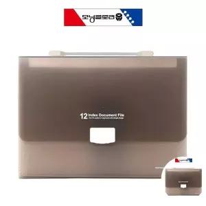 [셀러에이드]파일케이스 계약화일 철 서류 고리 스프링 밴드 지퍼 심플 화일철