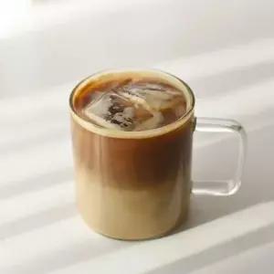 내열 유리 컵 홈카페 유리 컵 카페용 티타임 아이스 커피 머그컵