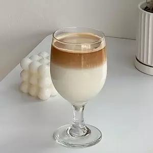 커피 유리 잔 에이드 유리 잔 고급 홈카페 아인슈페너 디저트용
