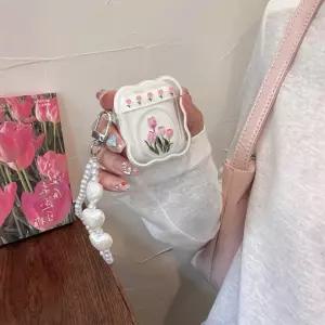 1튤립케이스 3 튤립 에어팟 +키링 케이스 키링케이스세트 키링케이스 세대