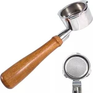 ROMIRUS em450m 51mm 바닥 없는 포터필터 3개 커스텀 필터 바구니 구멍 648 * 0.3mm 델롱기 에스프레소