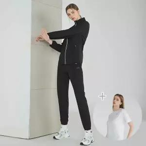 [하프클럽/르까프]25SS 여성 우븐 트레이닝복+반팔티 세트 3종택1