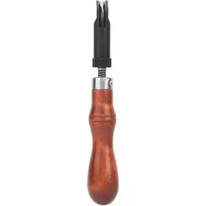 메이야 여름 즐거움 푸시 그루빙 도구 V 구지 타입 가능 그루버 조절 공예에 벨트 담금질된 가죽 코블러