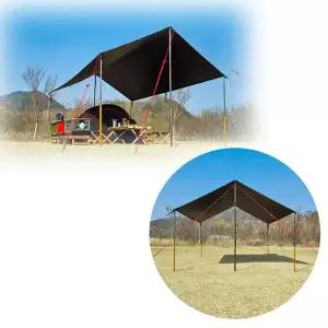 캠핑 렉타타프 암막 방수 사각 그늘막 야외 피크닉 휴대용 천막