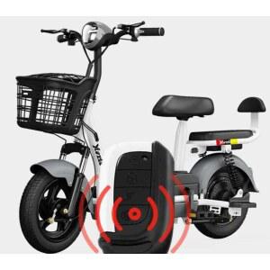 전기 팻바이크 자전거 2인승 신형 전동스쿠터 전기팻바이크 스로틀 F8 750W 블랙