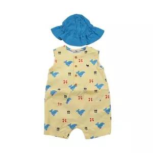 갤러리아 [백일,돌,아기옷]임신축하,출산,유아,조카,외출복YE)고래패턴우주