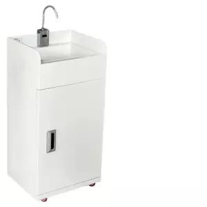 이동식 무설치 절수형 세면대 수납장 간이세면대 수도꼭지 화장실 세면기