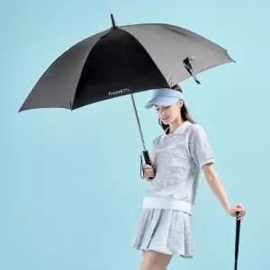 [시크릿] 프롬비 이글루 UV차단 선풍기우산 27인치 골프형 FE246