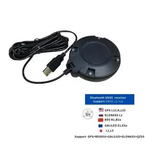 호환 GM906BT L1 L5 농업 지지대 안드로이드 블루투스 USB GPS GNSS 리시버 안테나 모듈 5V 전송 속도 1152
