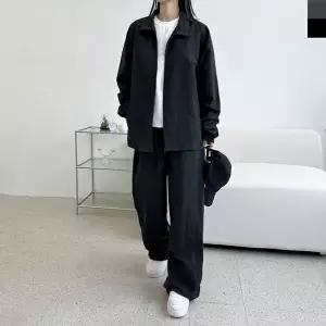 ToB GQQ SF1033W-SF1034W 여자 오버핏 하프넥 집업 바람막이 나일론