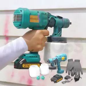 홈박스 자동분사 페인트킹 붓 롤러 트레이 필요없는 페인트총 무선 충전 페인트 자동 분사기 스프레이 건