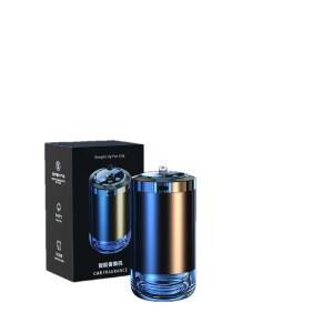 차량용 방향제 스마트 분사 탈취기 디퓨저 무드등 가습기 자동