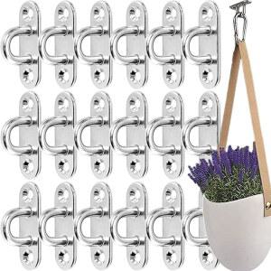 스테인리스 스틸 아이 플레이트 고정 스테이플 해양 중량급 천장 화분 하드웨어 걸이용