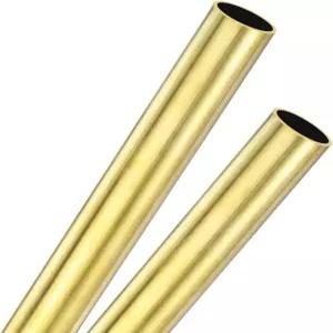 M 미터ITY 2팩 200mm 황동 원형 튜브 벽 금속 제작 OD H62 스트레이트 055004787IN 두께 파이프 14mm