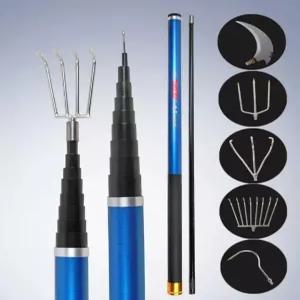 수초꾼 수초제거기 제품 장대봉 중첩전 송중첩장치 수초대 낚시 막대 카본