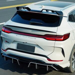 BYD 송 플러스 DMi 시리얼 6 씰 U EV 2023+ DC 스타일 미들 리어 루프 립 키트 외관 업그레이드 액세서리