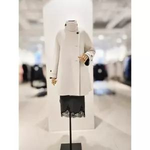 아이잗컬렉션 더 울 캐시미어 하이넥 미들 코트 CRBA0CTL81 461416