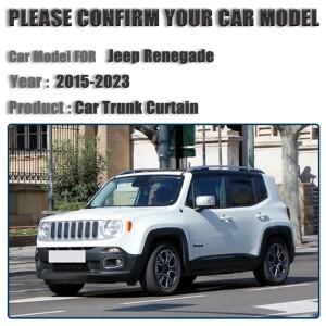 지프 레니게이드 2016 액세서리 2015-2023 자동차 트렁크 화물 커버 스토리지 보안 실드 커튼 파티션 개인