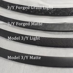 탄소 섬유 스포일러 테슬라 모델 3/Y 주니퍼 하이랜드 리어 트렁크 윙  자동차 외부 액세서리