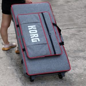 KORG 마하파700 900 휠 전자 키보드 가방 6 73 88 피아노 케이스 업라이트 적합