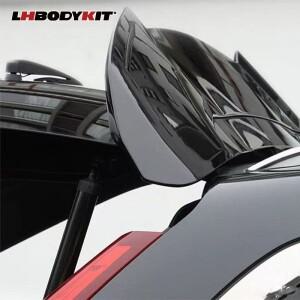 혼다 CRV 2017-2022 5th 스포츠 수정 테일 게이트 창 상단 트림 스플리터 립 ABS 플라스틱 뒷 트렁크 지붕