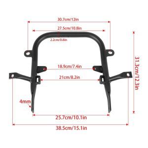야마하 밴시 350 Banshee350 1987-2006 오토바이 리어 그랩 바 범퍼 가드 스틸 블랙 핸들 러기지