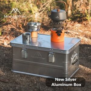 Mountainhiker 최신 20L 48L 96L 알루미늄 합금 보관 상자 야외 액세서리 대용량 캠핑 피크닉 여행