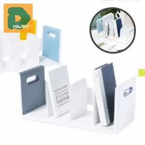 손잡이형 책꽂이 4단 투톤 책상 사무실 북엔드 수납 데스크정리 컬러 아이방 서류 보관 공부방 꽂이