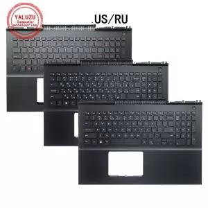 호환  노트북 팜레스트 어퍼 케이스 델 인스피론 15 7000 7566 7567 P65F 용 미국 및 RU 영어 신제품