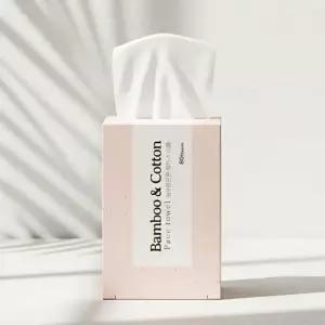 일회용 수건대용 뱀부앤코튼 페이스타올 80매