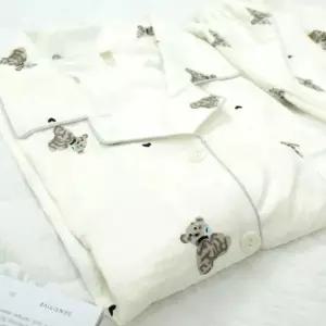 중학생용 반팔 캐릭터 잠옷 곰돌이 파자마 파티복