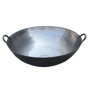 무코팅 단철 그리들 주철 솥뚜껑 중화요리 수제 대용량 100cm 손잡이 무쇠 무쇠그리들