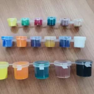 10ml 물감 6구 미니 세트 소분통 예술용품 미술재료 용기