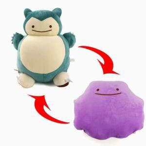 15/28cm 포켓몬 Ditto Snorlax Peluche 인형 가역 베개 변환 쿠션 생일 선물