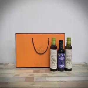 올리브유 엑스트라버진250ml 2p+발사믹250ml 3구 선물세트 추석선물세트 오일선물