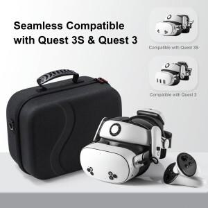 호환 BOBOVR M3 Pro S3 메타 퀘스트 3 키위 엘리트 헤드웨어 VR 안경 휴대용 보관 가방 범용