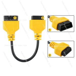 자동차 진단 시스템용 OBD 연장 케이블 30cm 16핀 커넥터