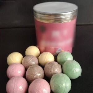 허브 오일 파우더 스파 목욕 발포성 인스턴트 알약 소금