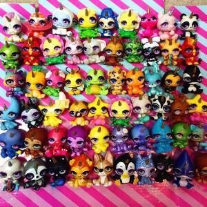 다양한 종류의 큐티 투티 라임 유니콘 크리스탈 점토 인형 어린이를 위한 선물