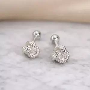 메종드쉬 귀걸이 페미닌 꼬임 매듭 피어싱 BCE001